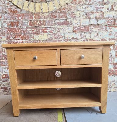 Zara Small TV Unit - Oak