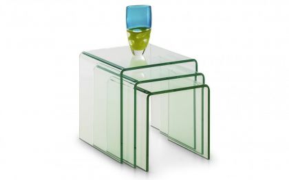 Amalfi Bent Glass Nest Of Tables