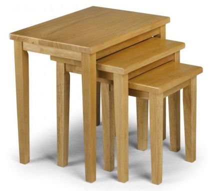 Cleo Nest of Tables - Natural Oak