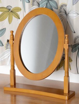 Contessa Dressing Table Mirror - Antique Pine