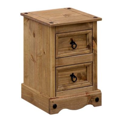 Corona 2 Drawer Petite Bedside