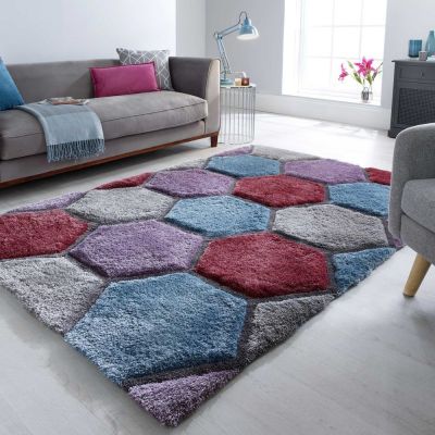 Honeycomb Rug 80x150 - Multicolour