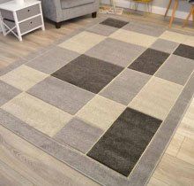 Hudson Blocks Rug 160 x 230 - Grey