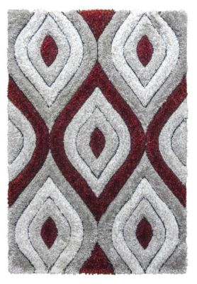 Luxus Teardrop Rug 160 x 220 - Grey