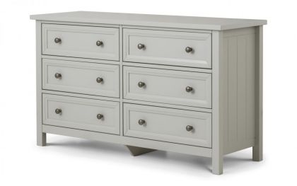 Maine 6 Drawer Chest - Dove Grey