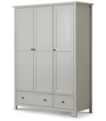 Maine 3 Door Combination Wardrobe - Dove Grey