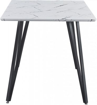 Marlow Dining Table - White Marble Effect