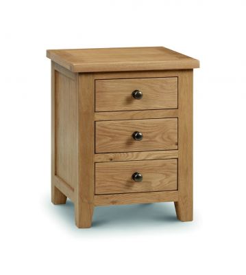 Marlborough 3 Drawer Bedside