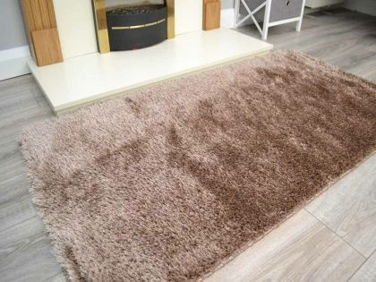 Natty Sparkle Rug 120x170 - Beige / Brown