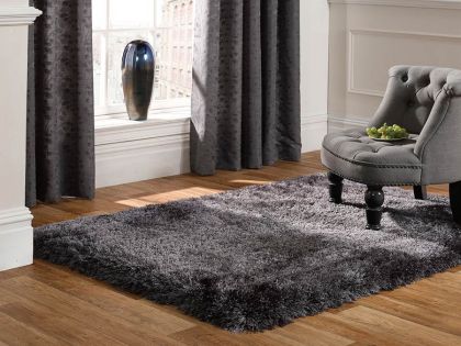 Pearl Shaggy Rug 160cm x 230cm - Dark Grey