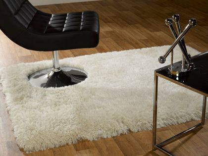 Pearl Shaggy Rug 160cm x 230cm - White