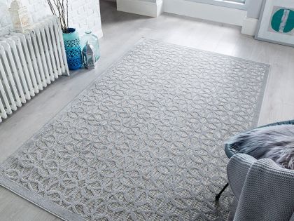 Piatto Rug 60 x 230 - Argento Silver