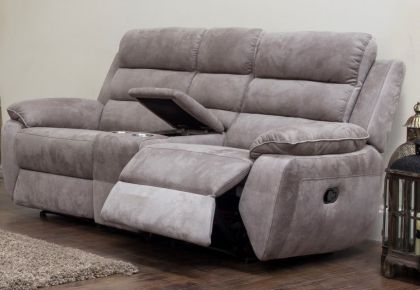 Urban 2 Seater Recliner Sofa 2RR - Brown / Grey