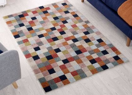 Urban Squares Multi Rug - 100x150