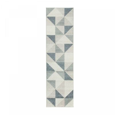 Urban Triangle Grey Rug 60 x 220