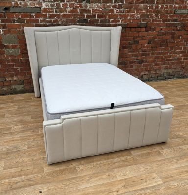 Marquise Ottoman Double Bed 4ft 6in - Cream