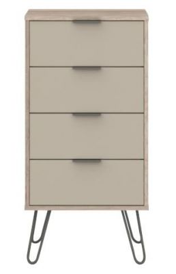 Augusta 4 Drawer Narrow Chest - Driftwood