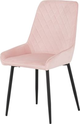 AVERY CHAIR - BABY PINK VELVET