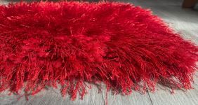 Berlin Shaggy Rug 133 x 190 - Red