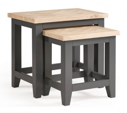 Bordeaux Nest Of Tables - Dark Grey