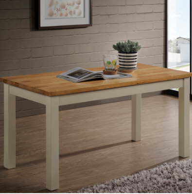 Boston Coffee Table - Cream & Oak