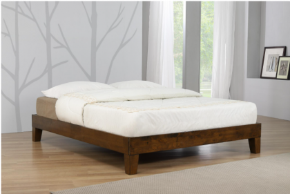 Charlie Platform Double Bed - Rustic Oak