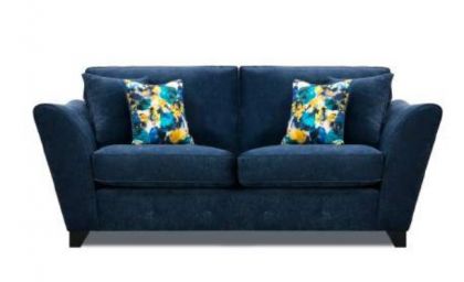 Cosmos Fabric Highback 3 Seater Sofa - Manhattan Navy