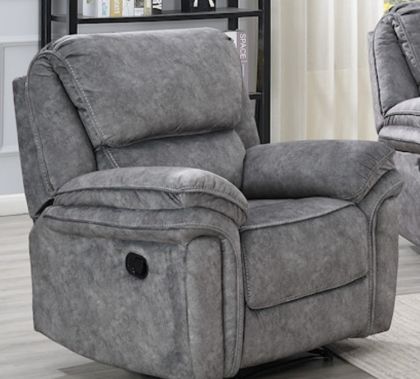 Greta Manual Recliner 1 Seater - Grey