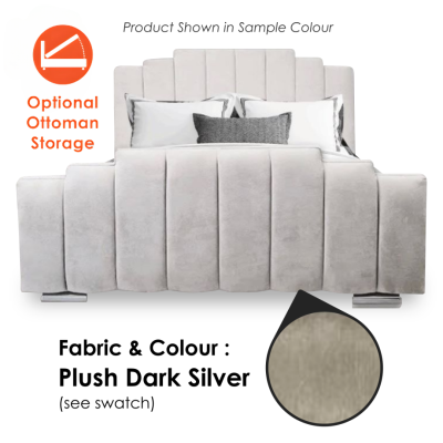 Salamanca Plush Dark Silver