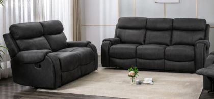 Kester Fabric Recliner Suite 3+2 - Slate