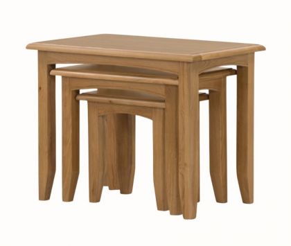 Kilkenny Nest of 3 Tables - Oak