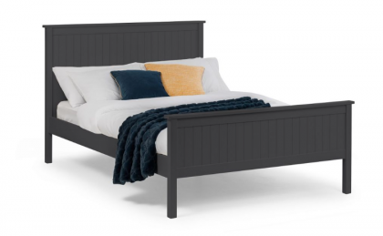 Maine Single Bed 90Cm- Anthracite