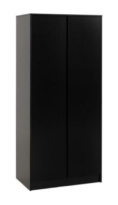 Malvern 2 Door Wardrobe - Black