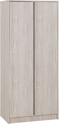 Malvern 2 Door Wardrobe - Urban Snow