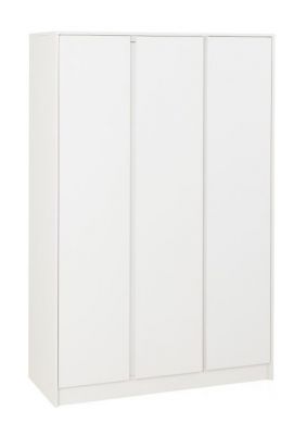 Malvern 3 Door Wardrobe - White