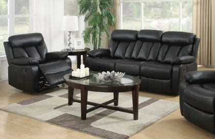 Merrion Recliner Suite 3+2+1 - Black