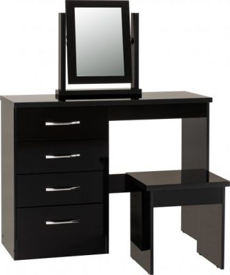 Cheap black cheap dressing table