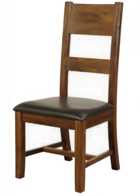 Roscrea Ladderback Dining Chair - Dark Acacia