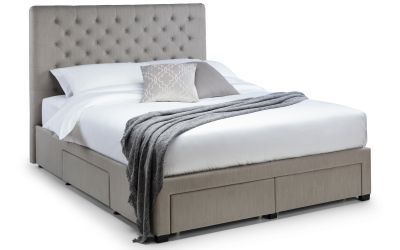 Wilton 4 Drawer Super King Size Bed 6ft - Grey