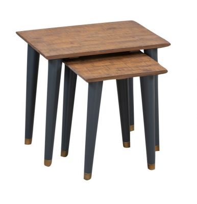 Cortina Nest of Tables - Rustic Pine