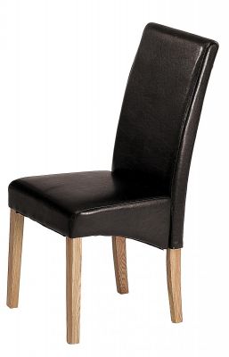 Cyprus Solid Ashwood Chair (SOLD IN PAIRS) - Brown