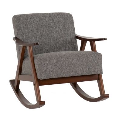 Kendra Fabric Rocking Chair - Grey