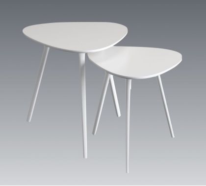 Studio Nest of Tables - White