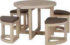 Cambourne Stowaway Dining Set - Sonoma Oak Effect Veneer