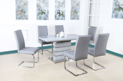 Chantelle Dining Chair - Grey (Sold in 4s)