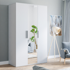 Connie Sliding Wardrobe 120cm - White