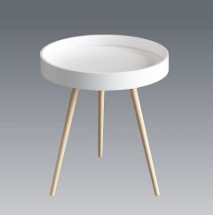 Costa Large Tray Table - White