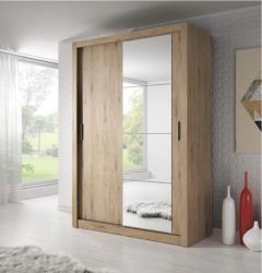 Denmark Large Sliderobe 1.5m - Shetland Oak