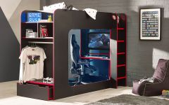 Impact Gaming Bunk Bed - Black/Red