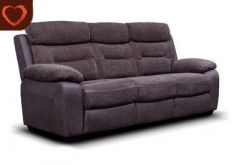 Melody Fabric Sofa 3 + 1 - DARK GREY/ CHARCOAL